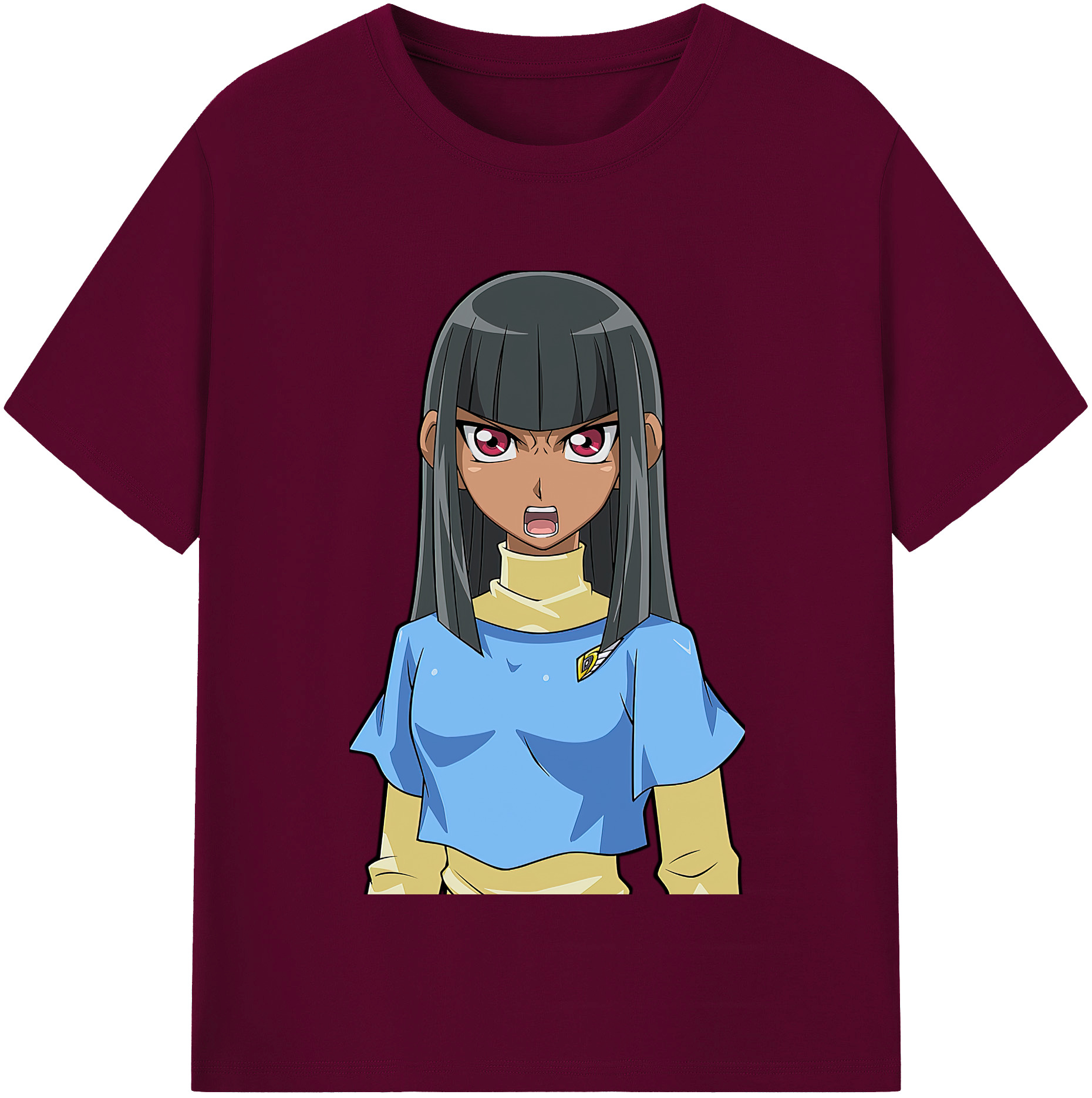 （画像用） 遊☆戯☆王 Yu-Gi-Oh! レディースカジュアルプリントTシャツ（綿100％）